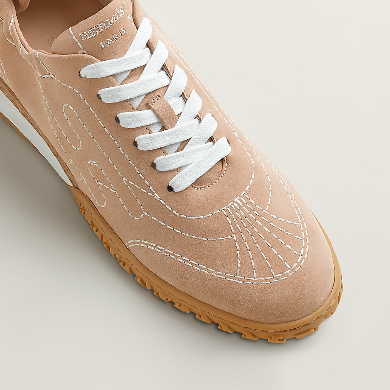 ゆ*り様 HERMES ベージュ スエード モカシン Jet sneaker | Hermès Mainland China